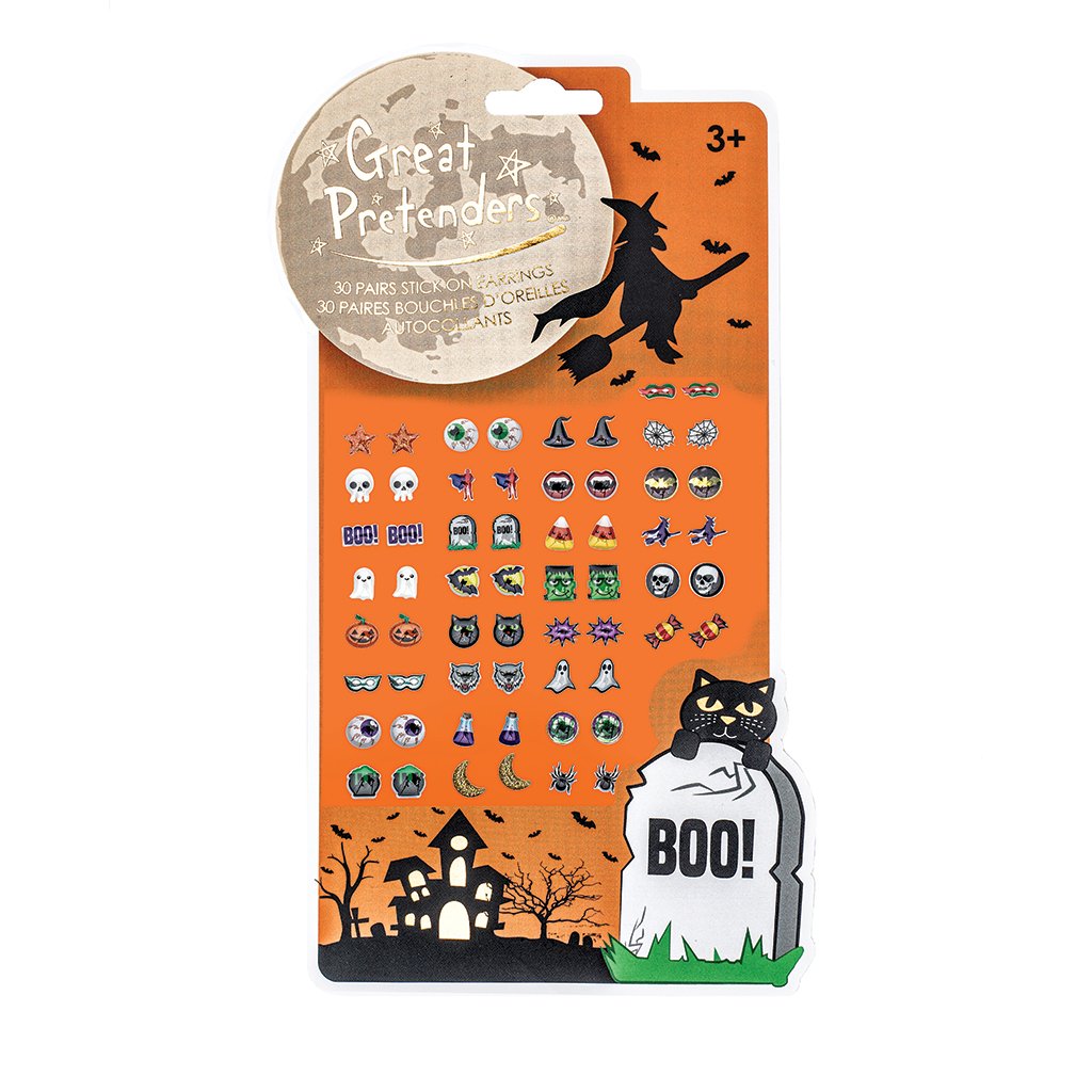 Great Pretenders Halloween Stick On Earrings |Mockingbird Baby & Kids