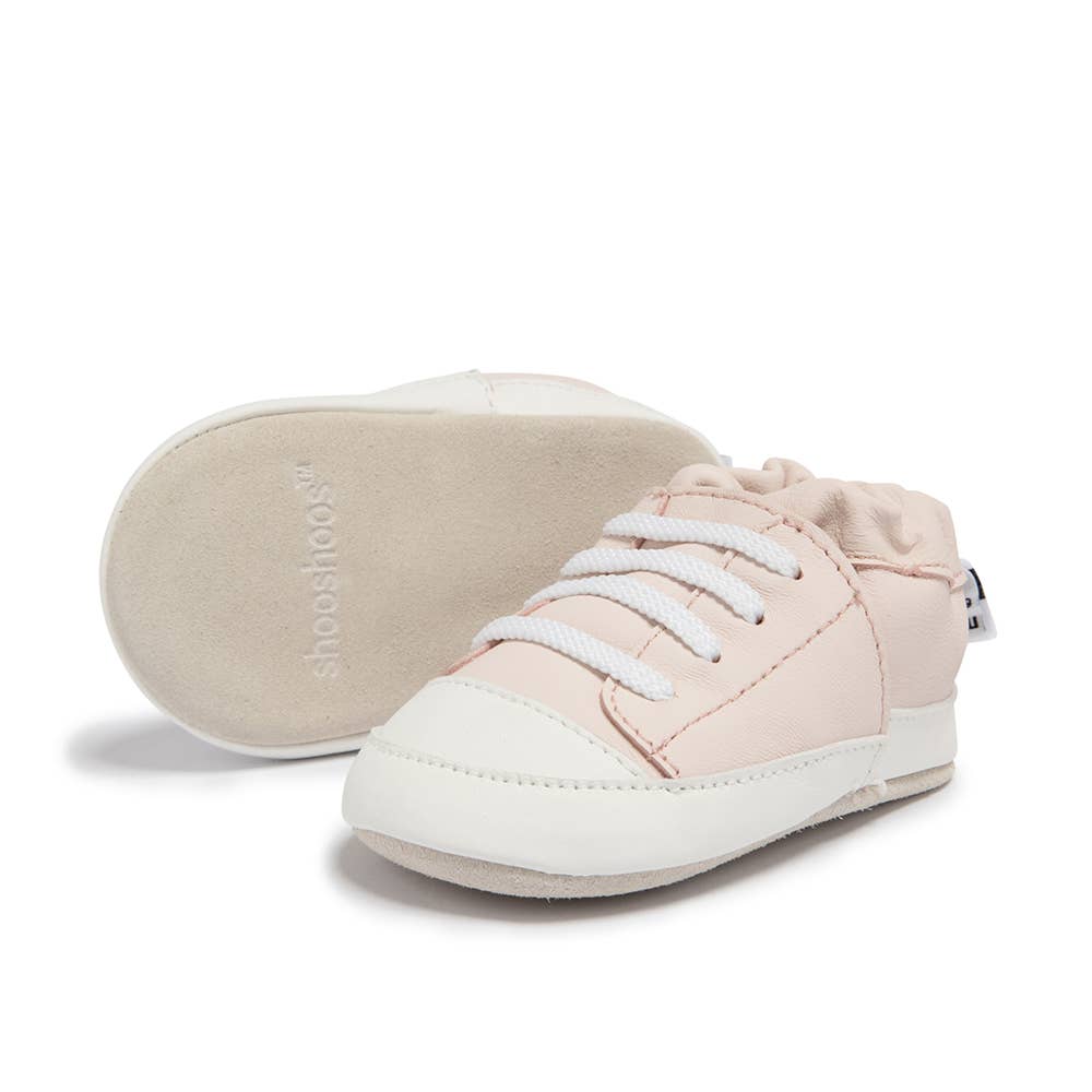 Leather Baby Sneaker Shoe - Pink