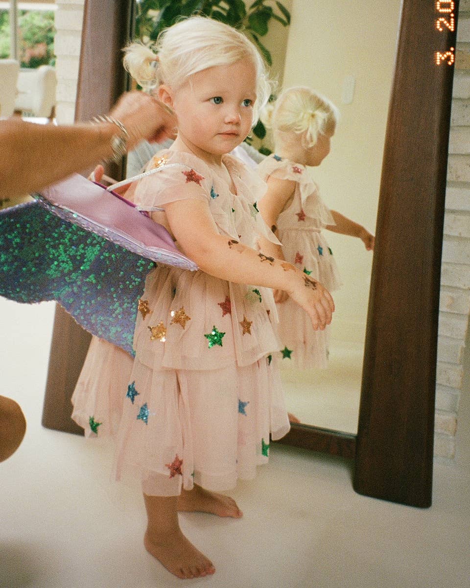 Star Sequin Party Costume Dress
