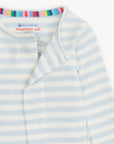 Magnetic Me Blue Stripe Organic Cotton Onesie