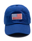 Flag Patch Baseball hat: Denim / Toddler (1Y-4Y)
