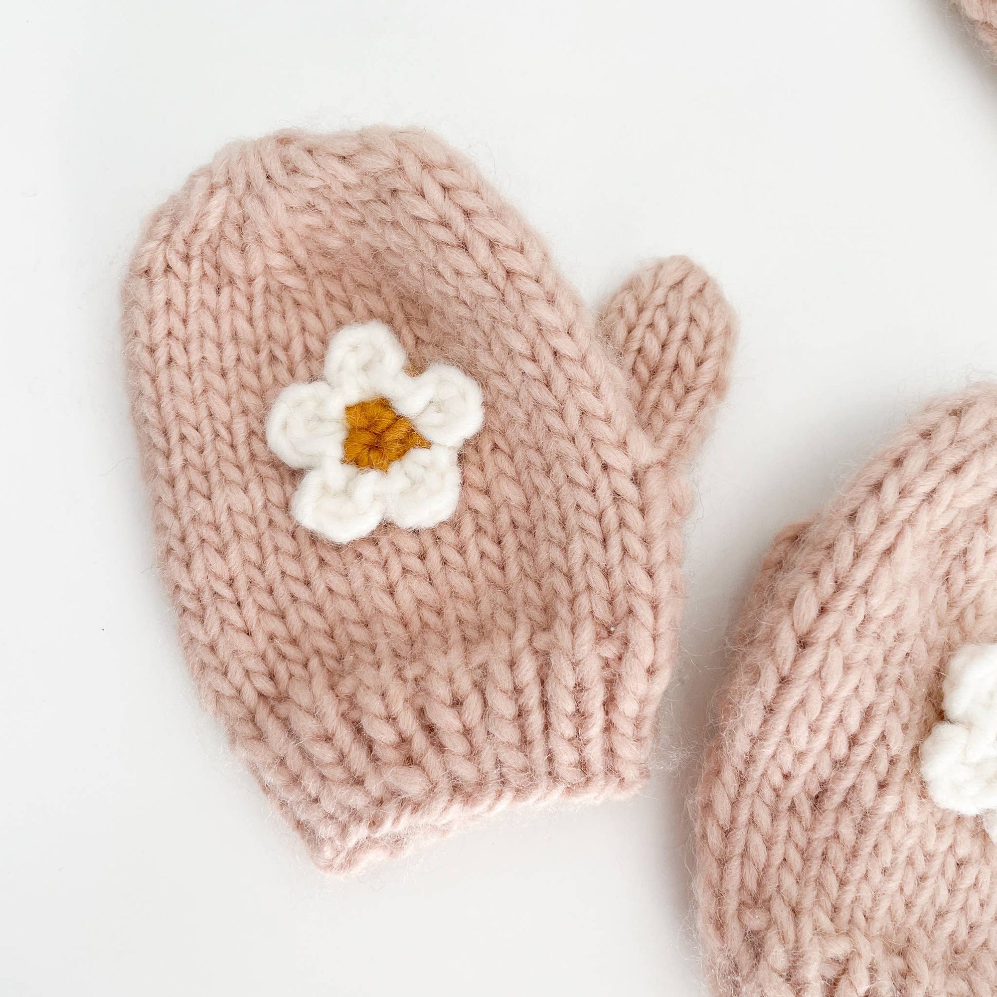 Blush Flower Mittens | Baby & Toddler
