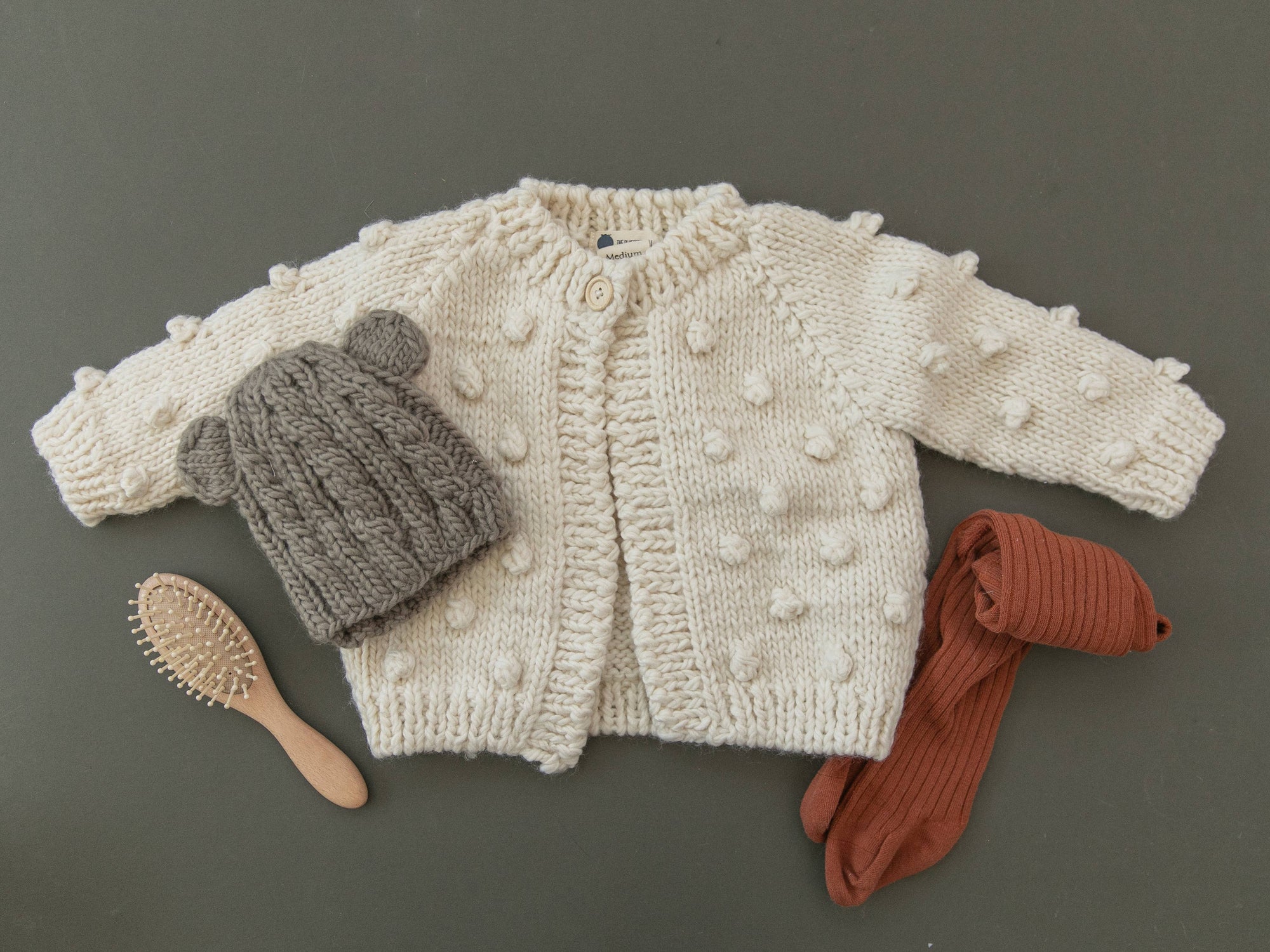 Popcorn Cardigan Sweater