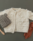 Popcorn Cardigan Sweater