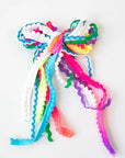 Textured Hair Bow - Candyland