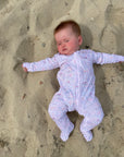 Hamptons Zip Baby Onesie