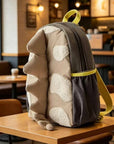 Cute Dinosaur Cartoon Kids Backpack Soft Durable Daypack: Army Green