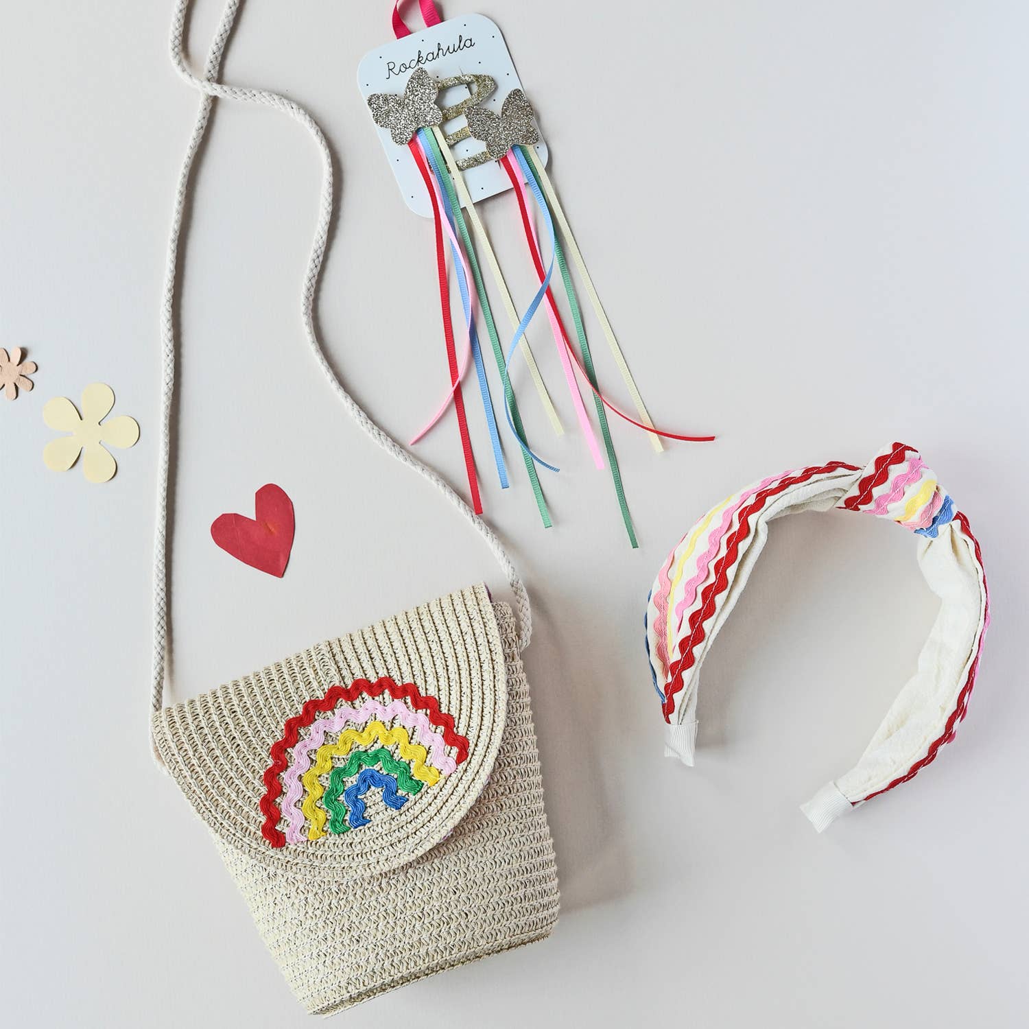 Rockahula Kids - Ric Rac Rainbow Knotted Headband