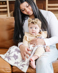 DOUBLE-LAYER BAMBONI® MINI BLANKETS: Elephant Double Layer
