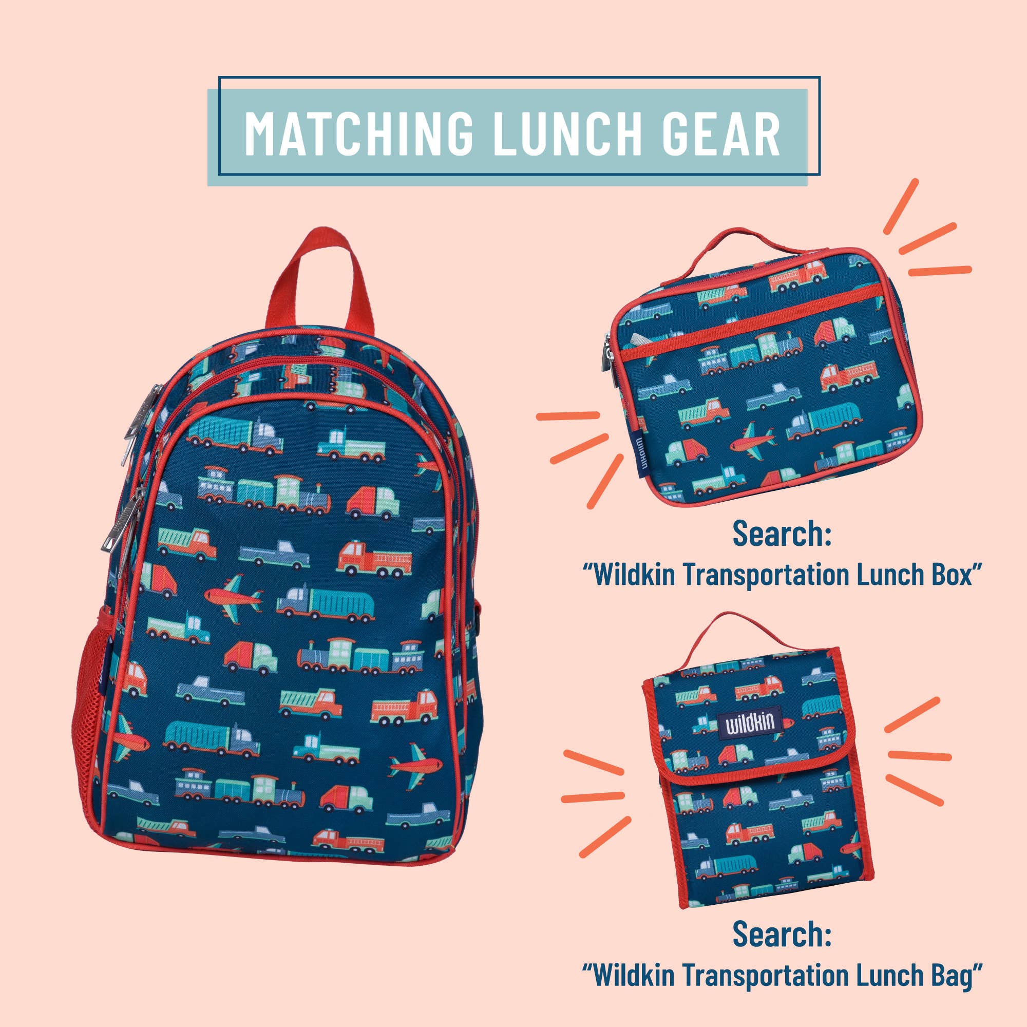 Transportation 15 Inch Backpack