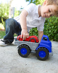 Flatbed w/ Red Race Car