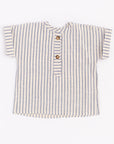 Thimble Collection Popover Shirt in Lake Stripe |Mockingbird Baby & Kids
