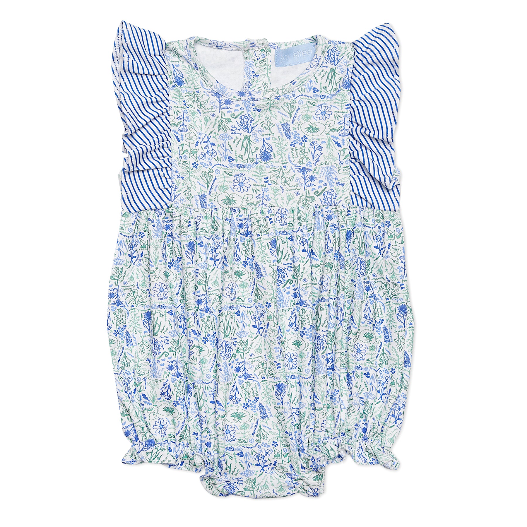 Birth Flowers Baby Girl Ruffle Bubble