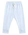 Harbor Stripe Baby Pant in Light Blue