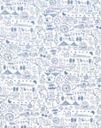 Joy Street Kids Boston Print, Blue