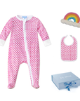 Pink Sailor Hearts Baby Gift Bundle