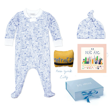 Joy Street Kids NYC Blue Baby Gift Set