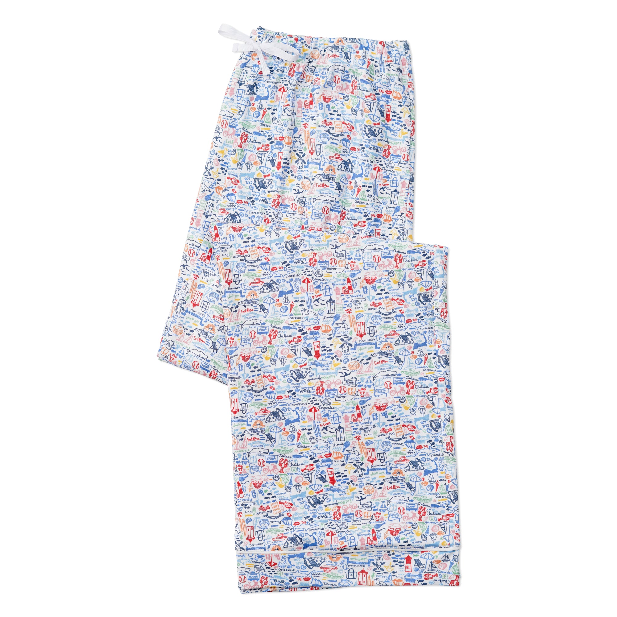 Cape Cod Women’s Button Front Long Pajama Set