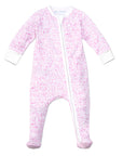 Joy Street Cape Cod Zip Baby Onesie, Pink