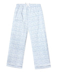Chicago Women's Button Front Long Pajama Set