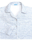 Chicago Women's Button Front Long Pajama Set