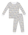 Christmas Trains Two Piece Kids Pajamas