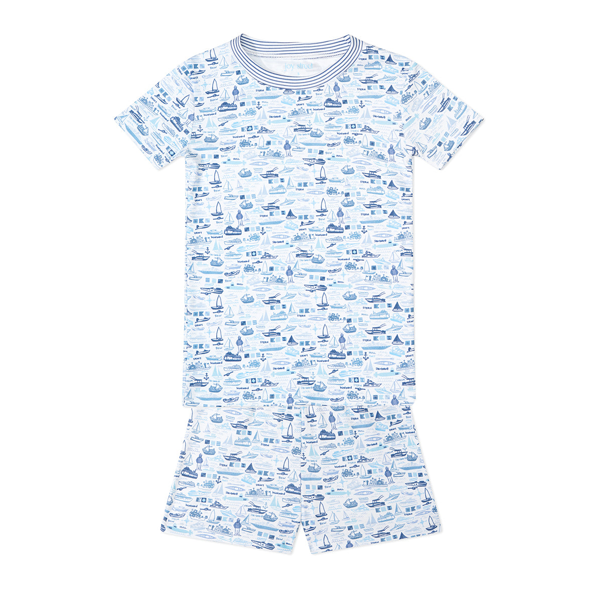 Boats Kids Short Pajama Set