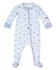 Sharks Zip Baby Onesie