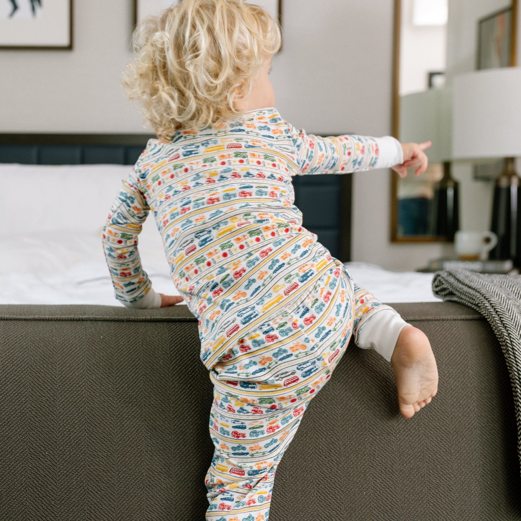 Cars & trucks two piece pj