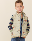Pink Chicken Reversible Riley Vest Space Rocket