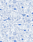 Joy Street Kids Dallas Print detail, blue