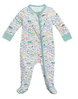 Dino Zip Baby Onesie