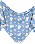 Copper Pearl Dunk Knit Swaddle Blanket |Mockingbird Baby & Kids