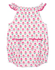 Geranium Block Print Girls Weezie Bubble