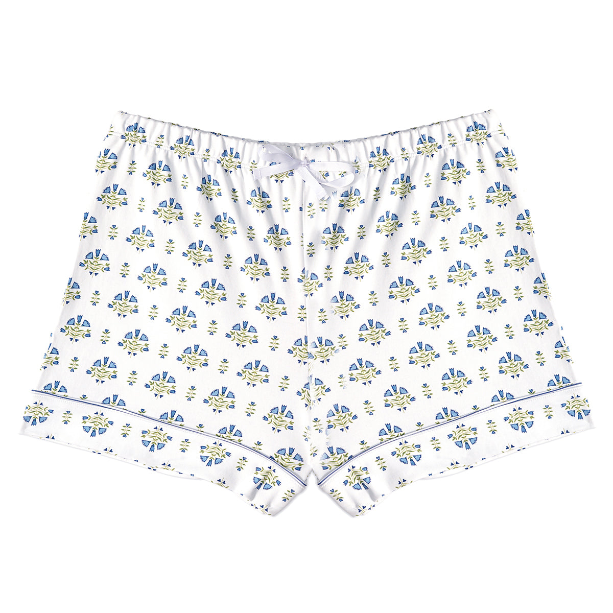Posy Floral Block Women’s Button Front Short Pajama Set