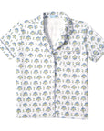 Posy Floral Block Women’s Button Front Short Pajama Set