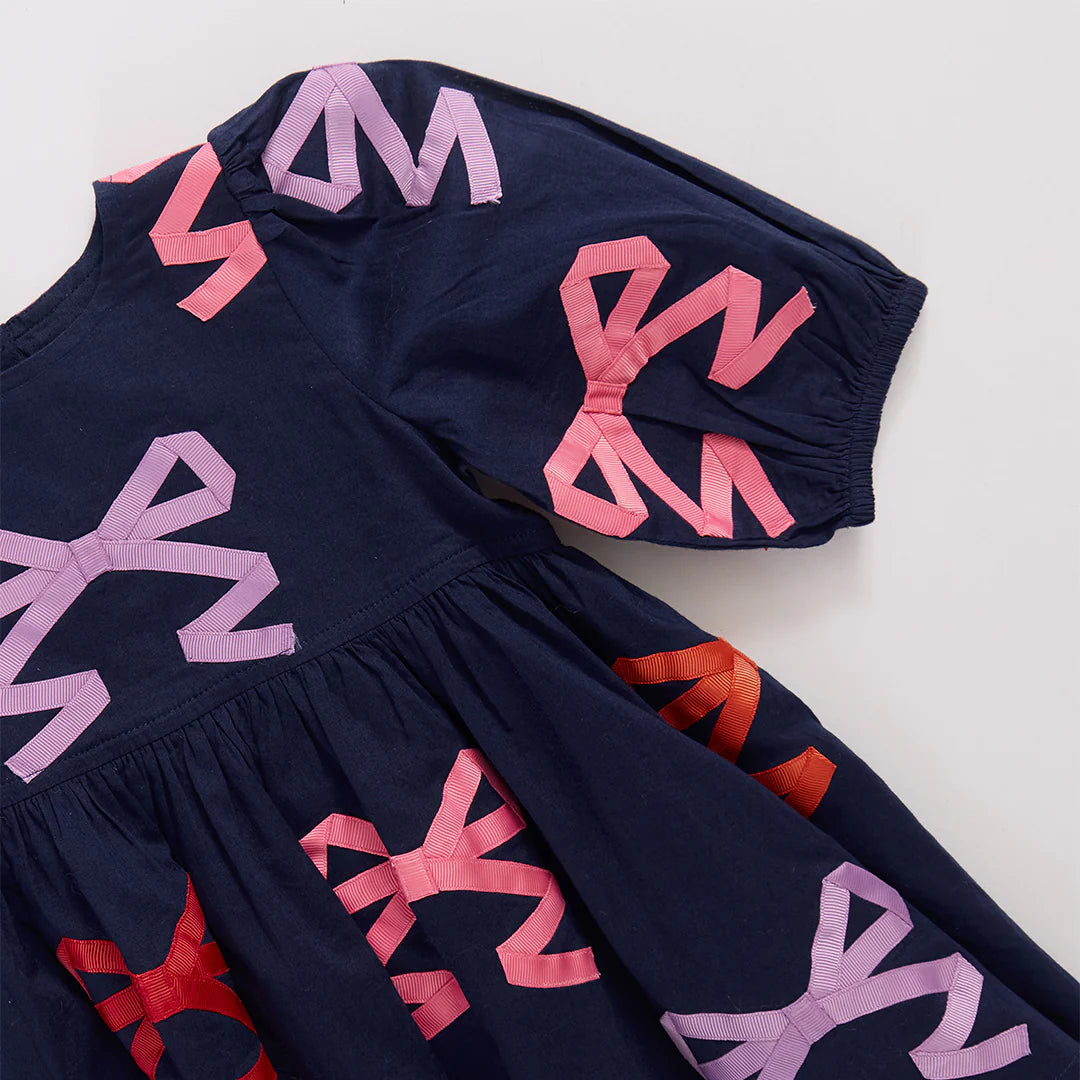 Girls Brooke Bow Dress