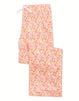 Marigolds Women's Button Front Long Pajama Set