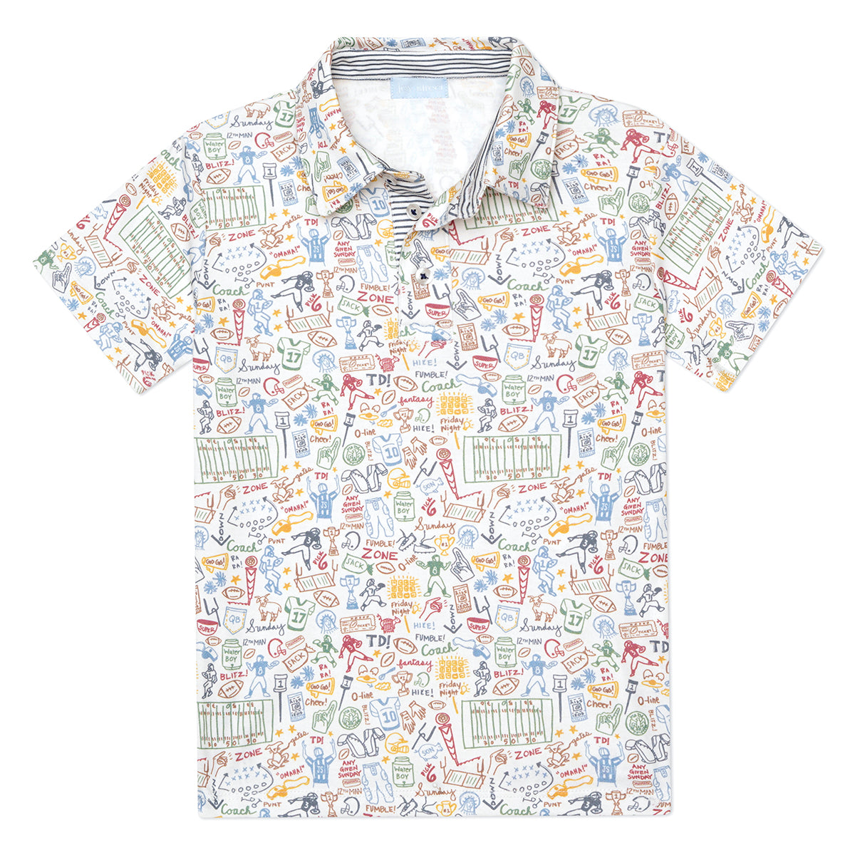 Football Boy's Polo Shirt