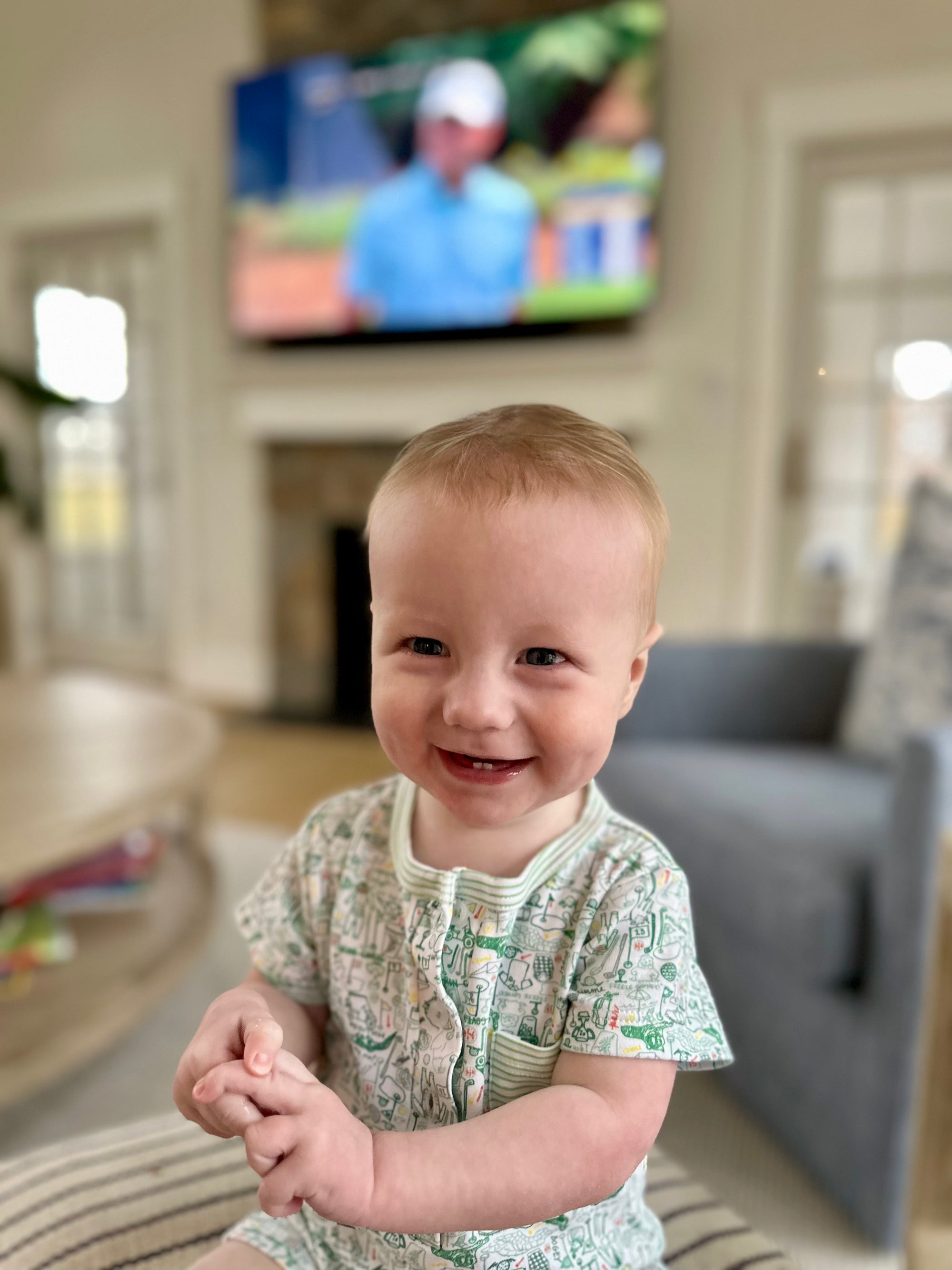 Golf Boys Shortie Romper