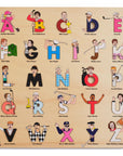 Alphabet Legends Golf Wooden Puzzle
