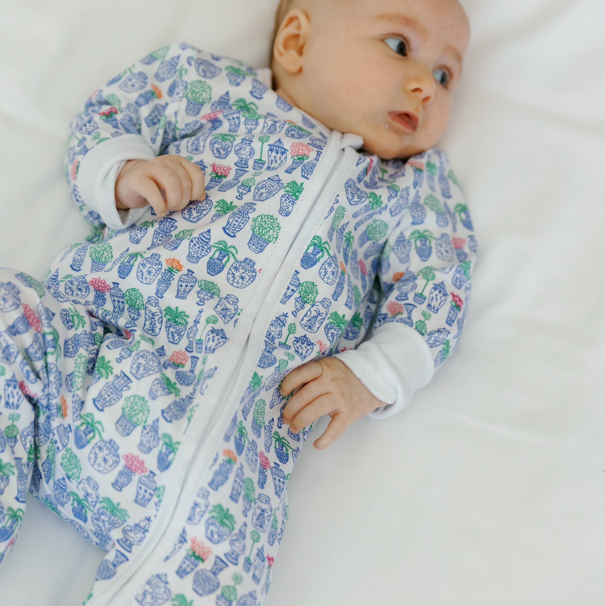 Ginger Jars Baby Zip Onesie