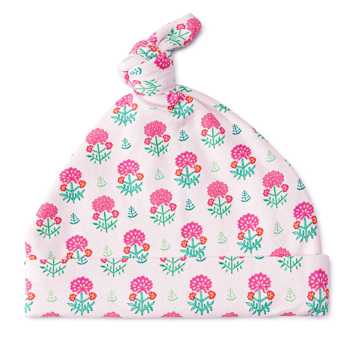 Geranium Block Print Baby Gift Set