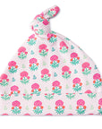 Geranium Block Print Baby Gift Set