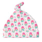 Geranium Block Baby Hat