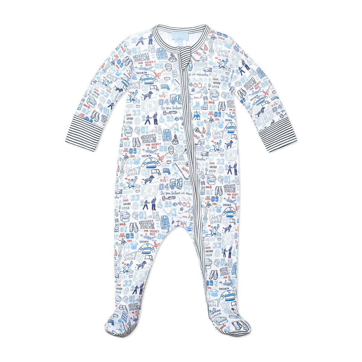 Hockey Zip Baby Onesie