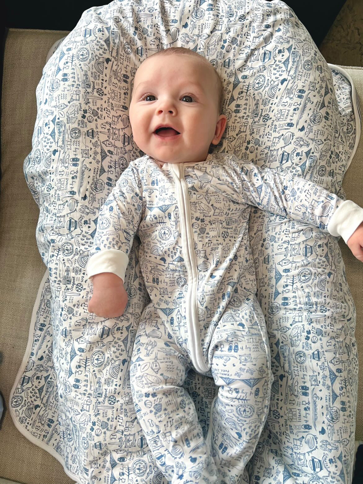 Boston Baby Blanket