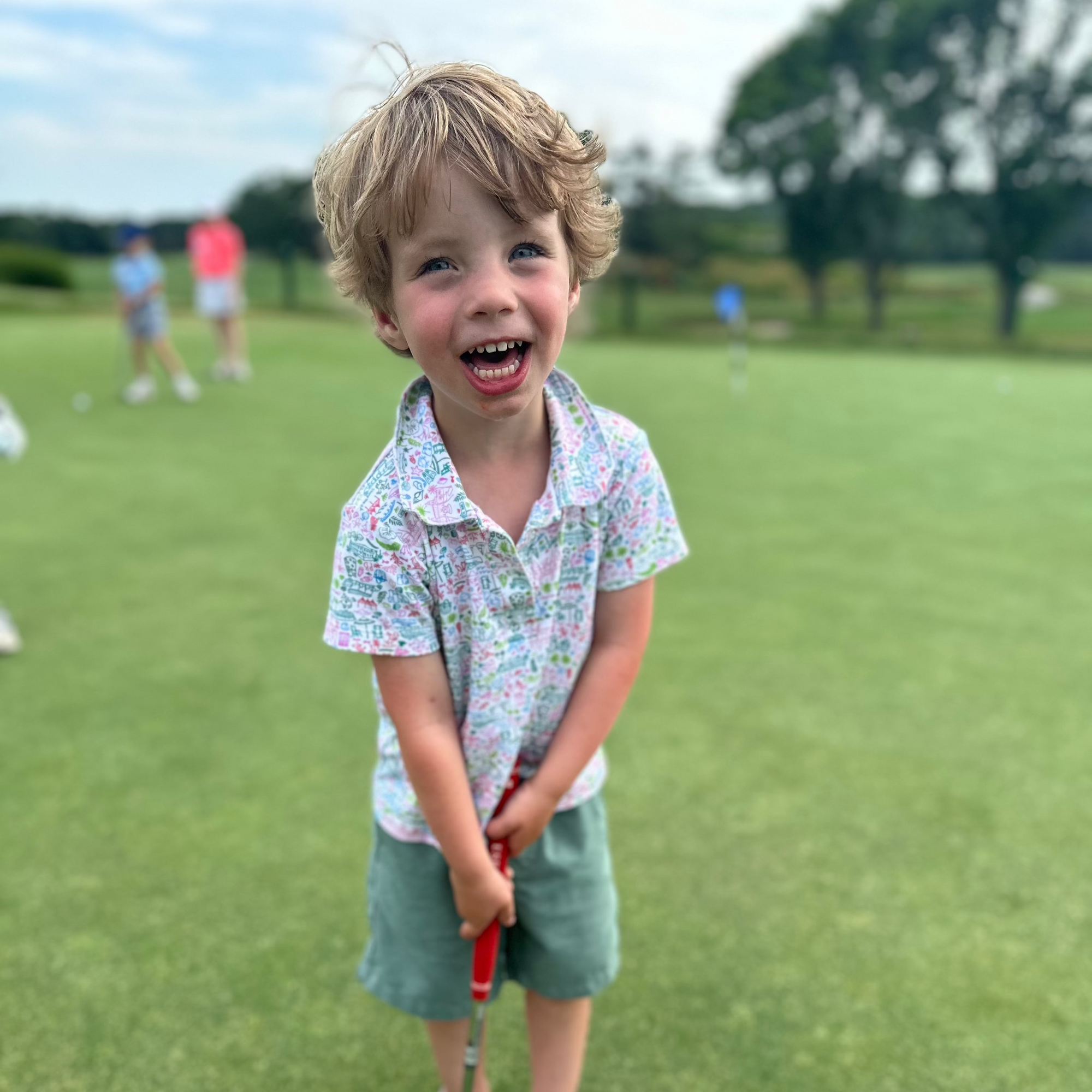 Joy Street Palm Beach Boy's Polo Shirt