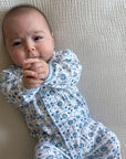 Blue Hydrangeas Snap Baby Onesie