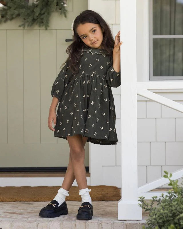 Rylee + Cru Freya Dress Blossom Embroidery